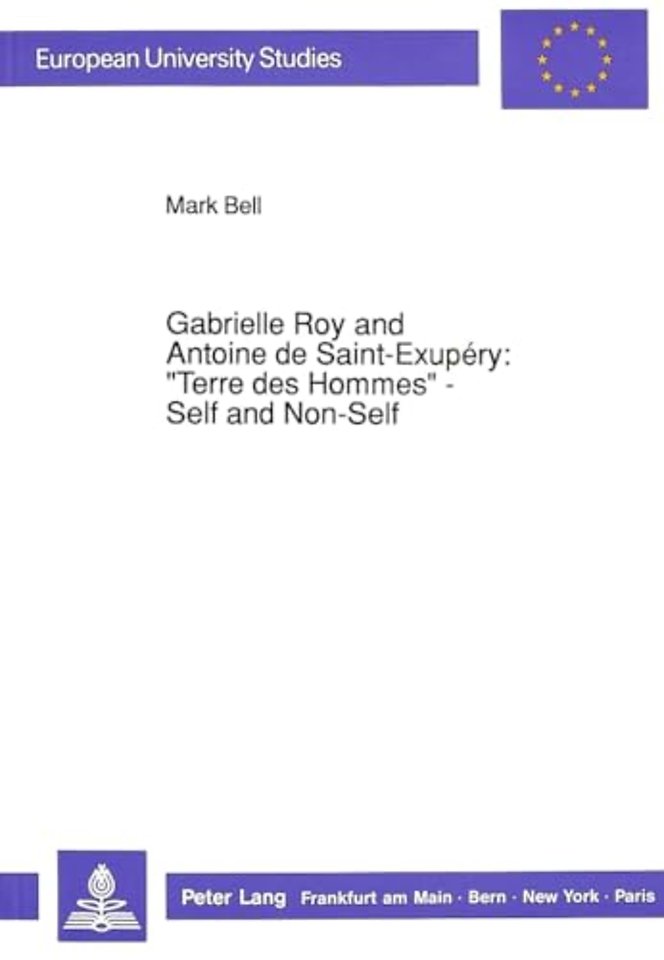 Gabrielle Roy and Antoine de Saint-Exupery