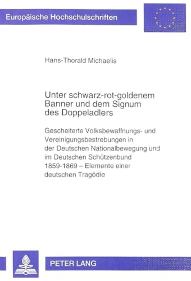 Unter schwarz-rot-goldenem Banner und dem Signum des Doppeladlers