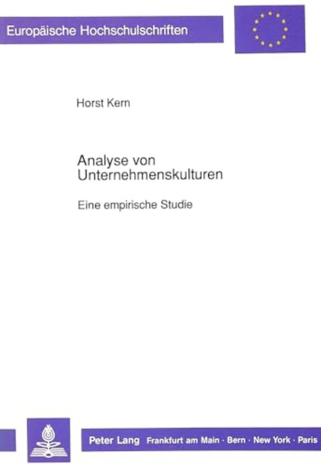 Analyse von Unternehmenskulturen