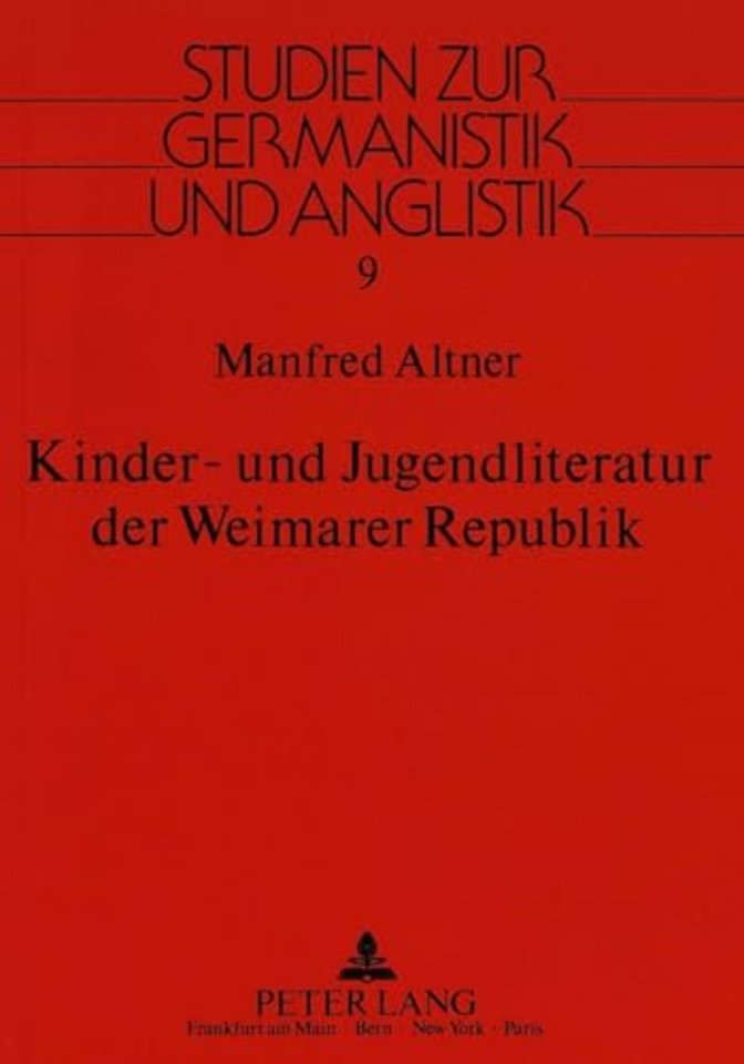 Kinder- und Jugendliteratur der Weimarer Republik