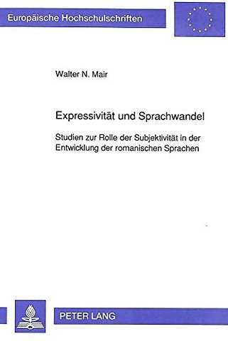 Expressivitaet und Sprachwandel