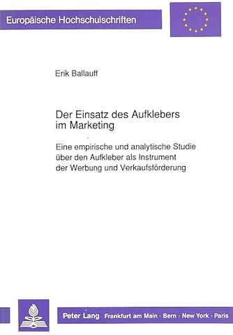 Der Einsatz des Aufklebers im Marketing