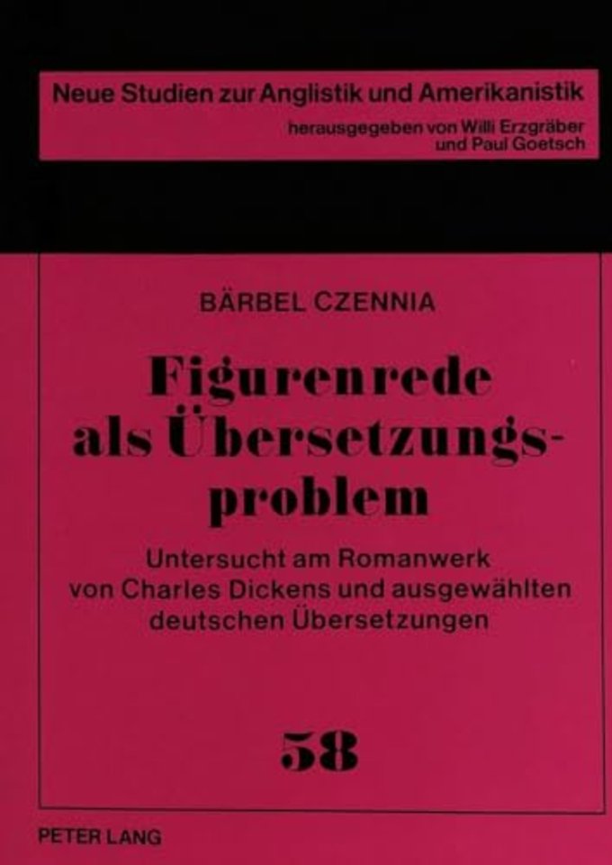 Figurenrede ALS Uebersetzungsproblem