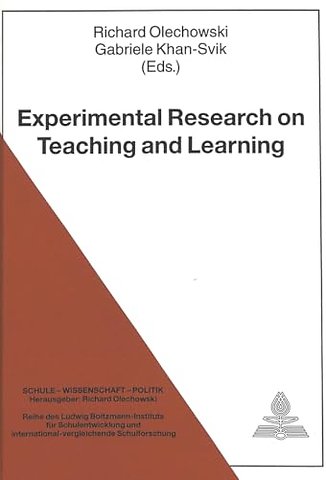 Experimental Research on Teaching and Learning