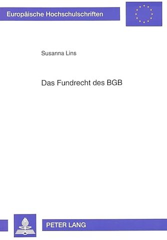 Das Fundrecht Des Bgb