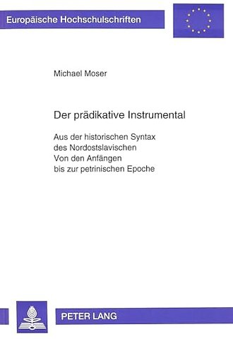 Der praedikative Instrumental