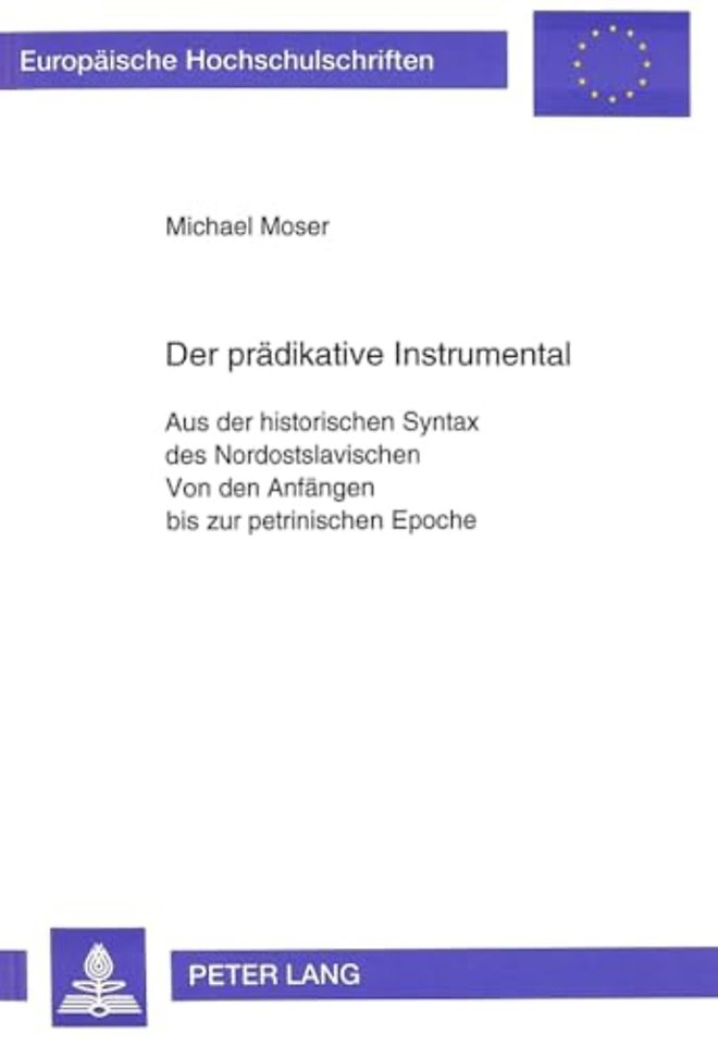 Der praedikative Instrumental