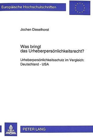 Was bringt das Urheberpersoenlichkeitsrecht?