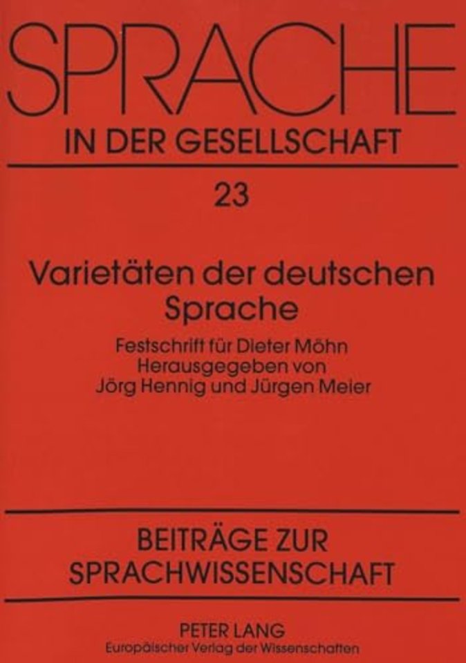 Varietaeten der deutschen Sprache