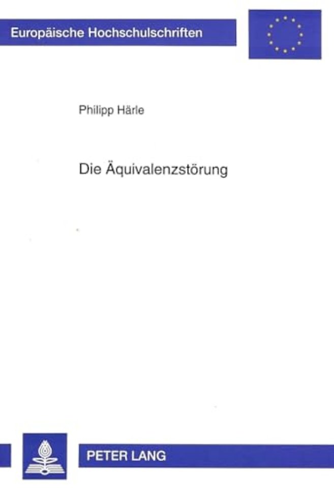 Die Aequivalenzstoerung