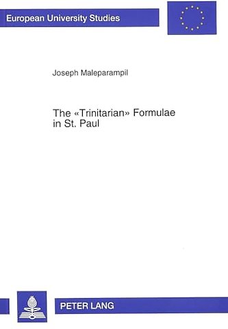Trinitarian Formulae in St.Paul