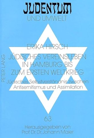 Juedisches Vereinsleben in Hamburg bis zum Ersten Weltkrieg