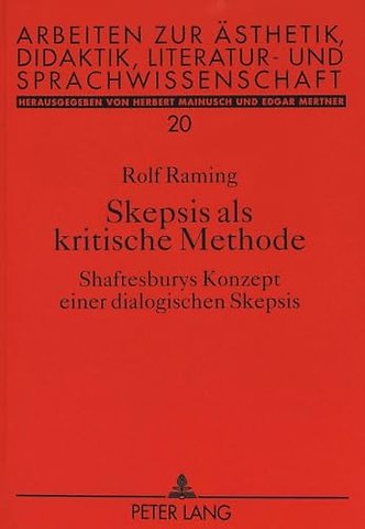 Skepsis als kritische Methode