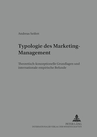 Typologie Des Marketing-Management