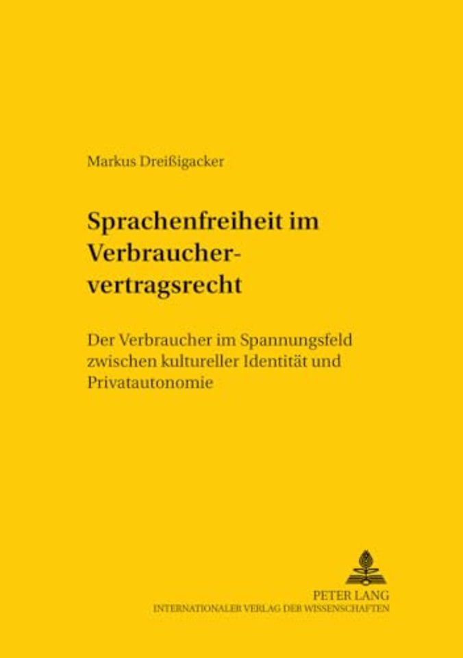 Sprachenfreiheit Im Verbrauchervertragsrecht