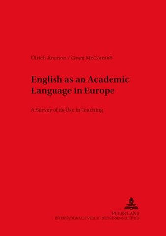 English as an Academic Language in Europe