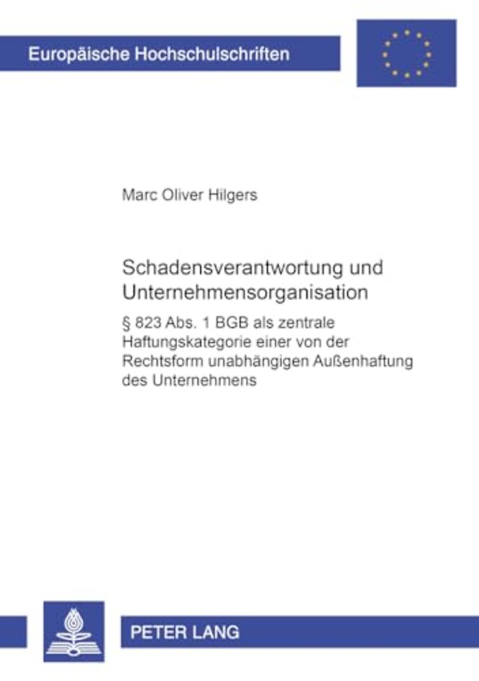 Schadensverantwortung Und Unternehmensorganisation