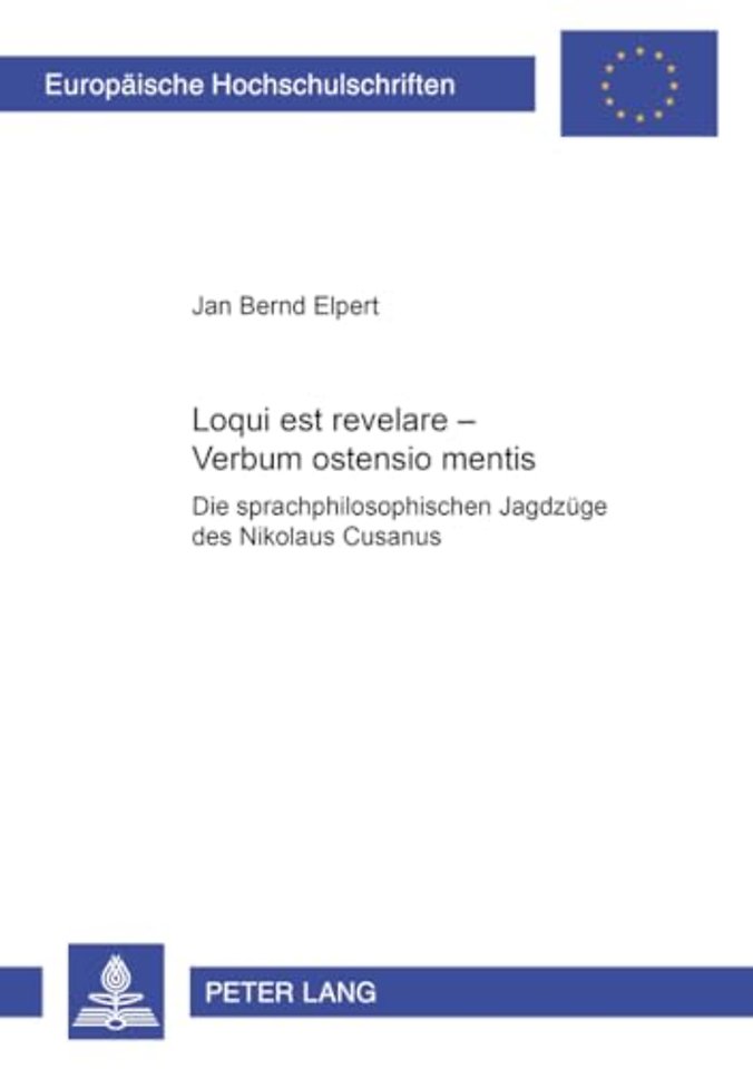 Loqui Est Revelare - Verbum Ostensio Mentis