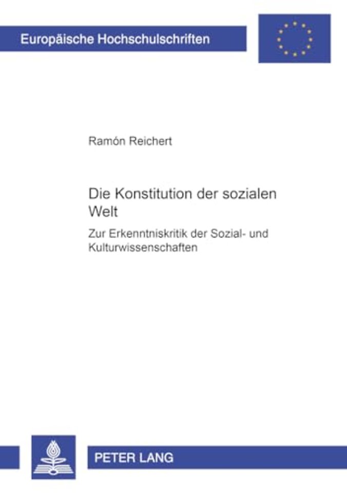 Die Konstitution Der Sozialen Welt