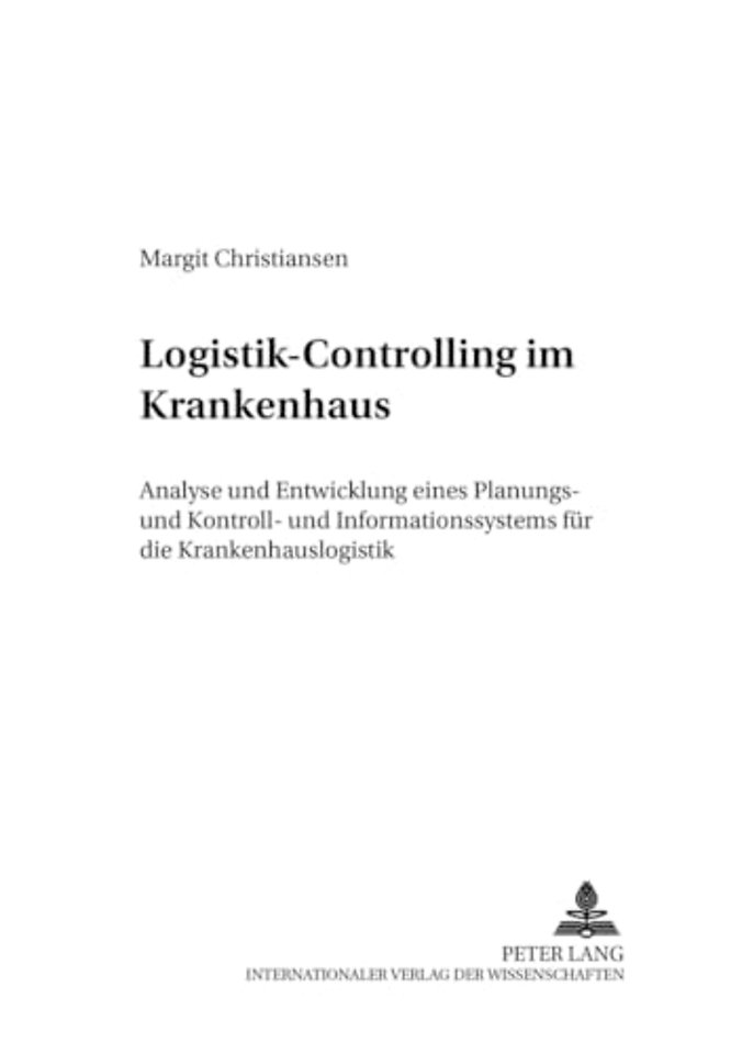Logistik-Controlling Im Krankenhaus