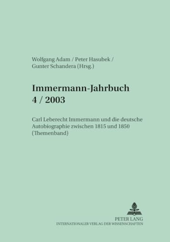 Immermann-Jahrbuch 4/2003