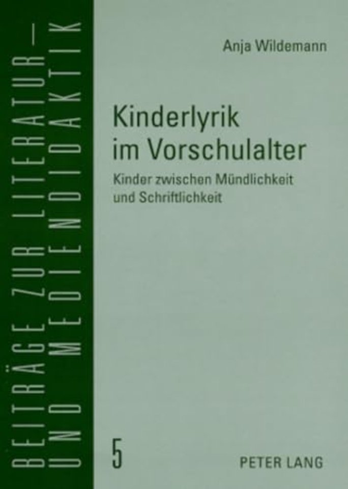 Kinderlyrik im Vorschulalter