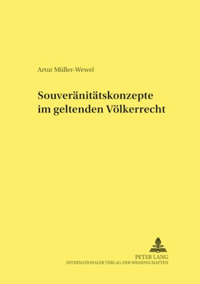 Souveraenitaetskonzepte Im Geltenden Voelkerrecht