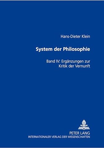 System Der Philosophie