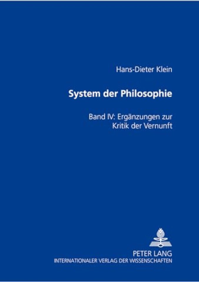 System Der Philosophie