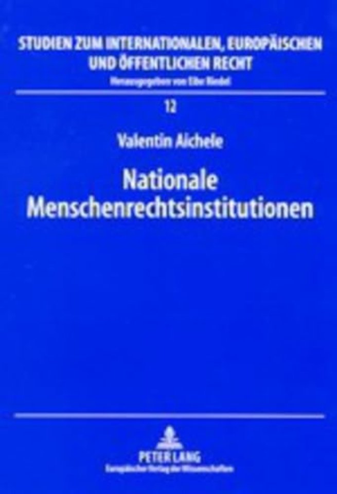Nationale Menschenrechtsinstitutionen