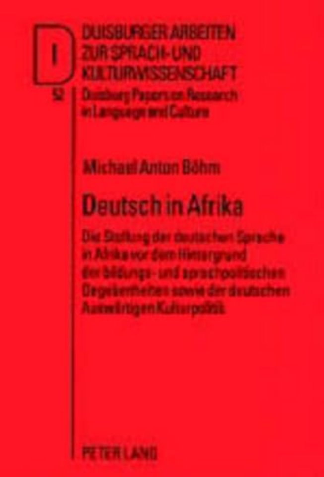 Deutsch in Afrika