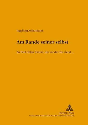 «Am Rande seiner selbst»