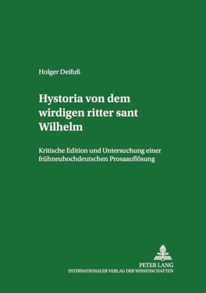 «Hystoria von dem wirdigen ritter sant Wilhelm»