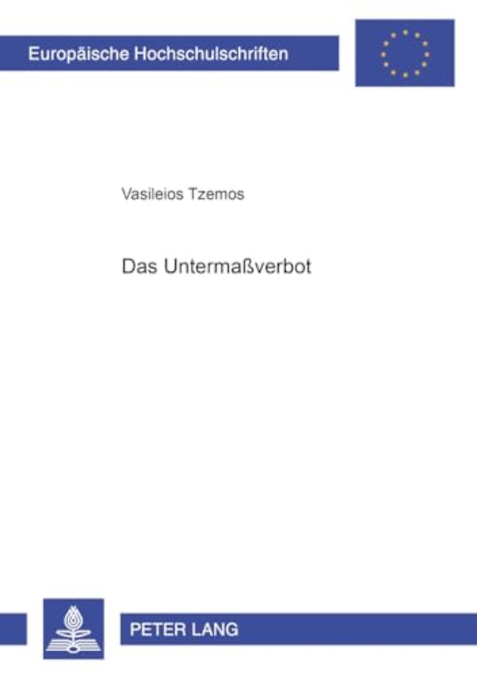 Das Untermaßverbot