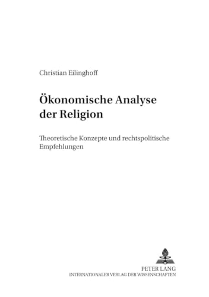 Oekonomische Analyse der Religion