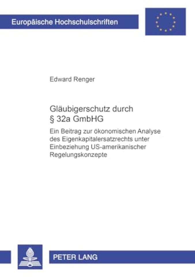 Glaeubigerschutz Durch § 32a Gmbhg