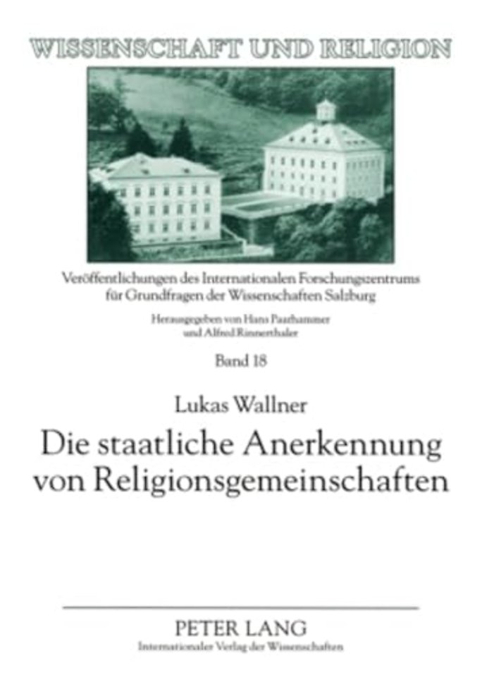 Die staatliche Anerkennung von Religionsgemeinschaften