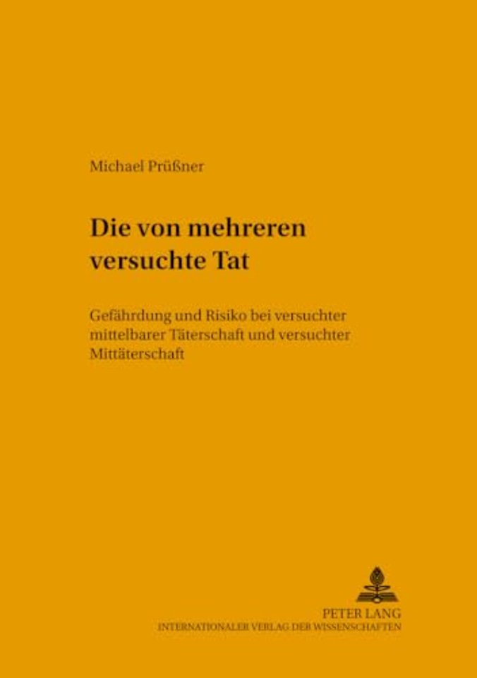 Die Von Mehreren Versuchte Tat