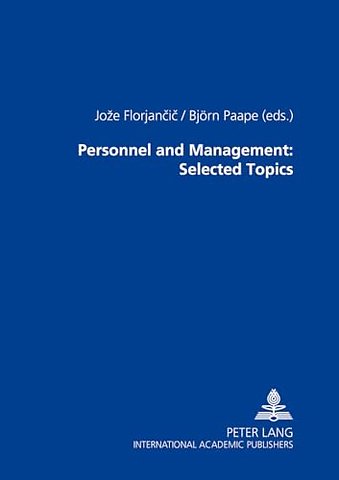 Personnel and Management: Selected Topics