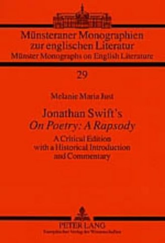 Jonathan Swift's "On Poetry: A Rapsody"