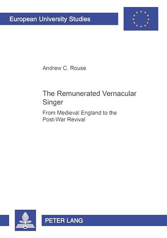 The Remunerated Vernacular Singer