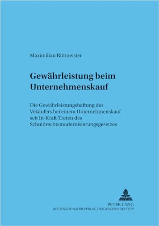 Gewaehrleistung Beim Unternehmenskauf
