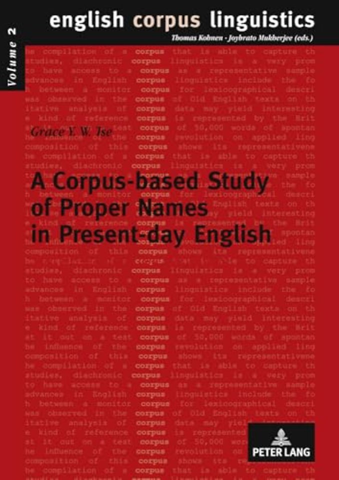 A Corpus-based Study of Proper Names in Present-Day English
