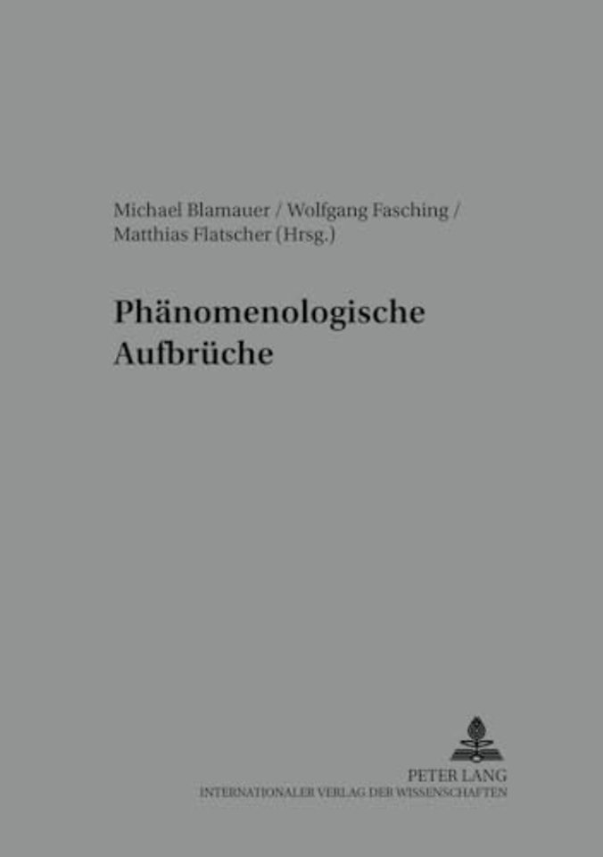 Phaenomenologische Aufbrueche