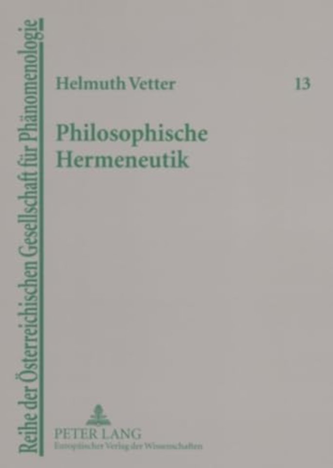 Philosophische Hermeneutik