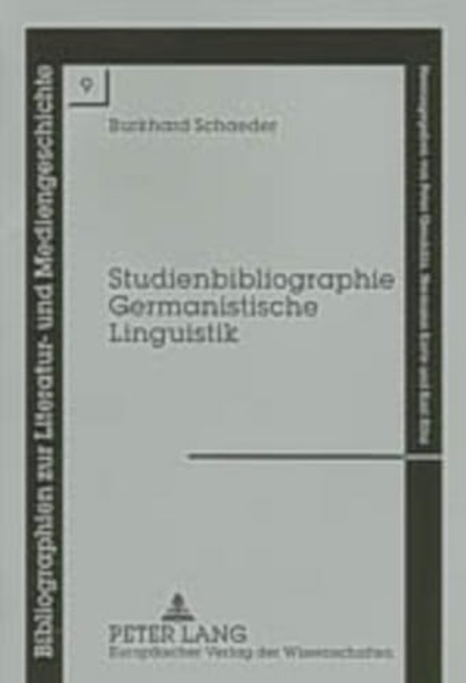 Studienbibliographie Germanistische Linguistik