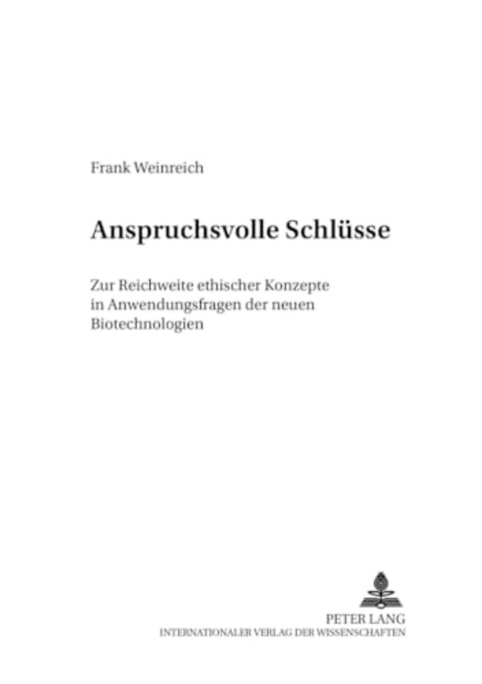 Anspruchsvolle Schluesse