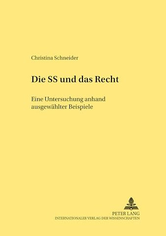 Die SS und das Recht