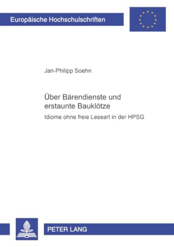 Ueber Baerendienste und erstaunte Baukloetze