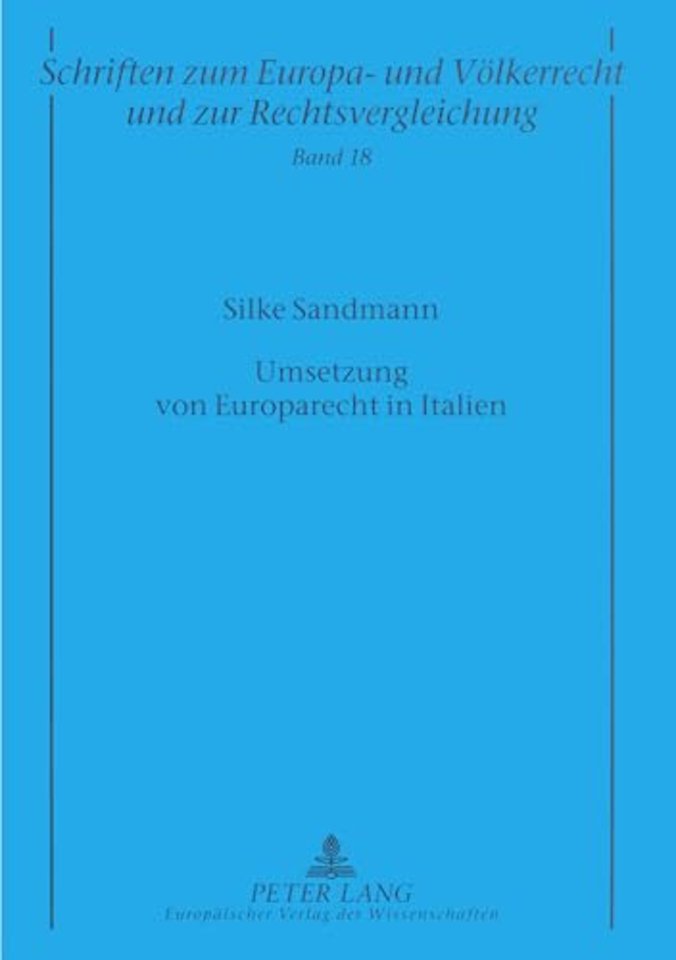 Umsetzung von Europarecht in Italien